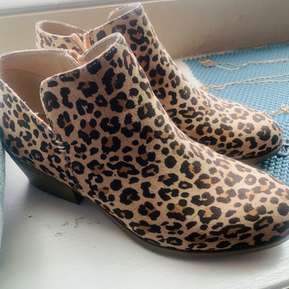 Leopard Ankle Boots - Picture 3 of 5
